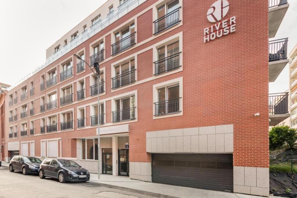 Modern Riverside Apartment With Free Parking Space Szczecin Zewnętrze zdjęcie